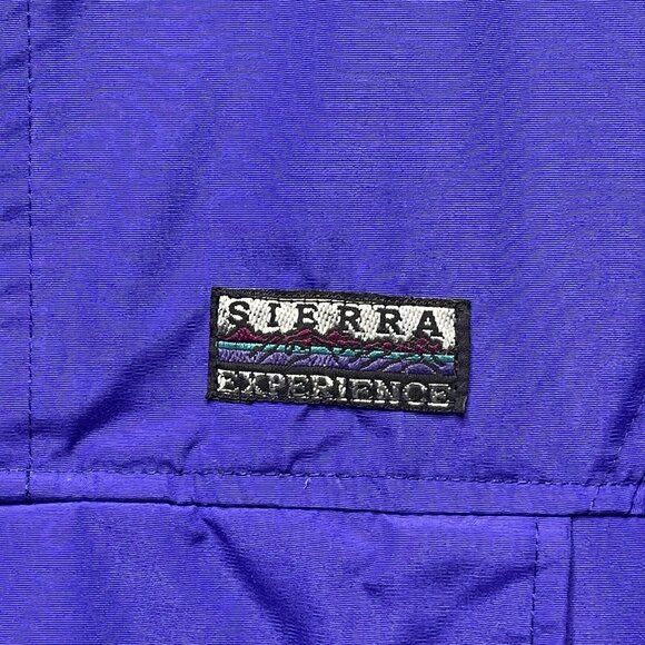 Vintage Sierra Experience Light Pull Over Windbreaker Women’s XL Jacket Purple - Picture 4 of 9